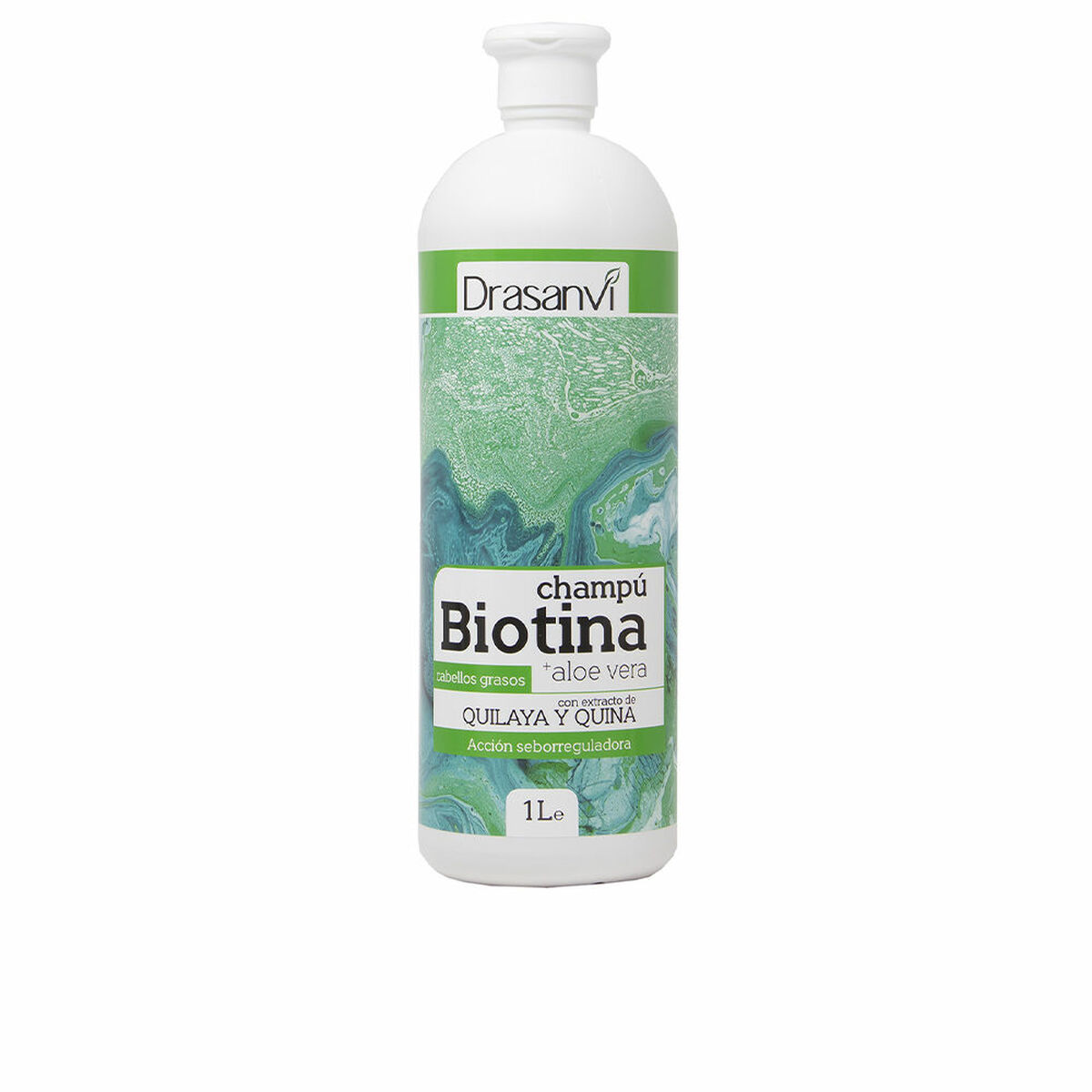 Schampo för seborroisk dermatit Drasanvi Biotina Y Aloe Vera 1 L Fett hår Biotin