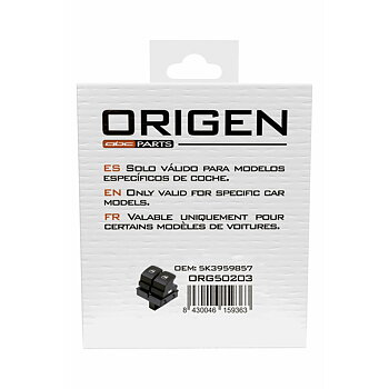 Strömbrytare för elfönsterhissar Origen ORG50203 Volkswagen Seat