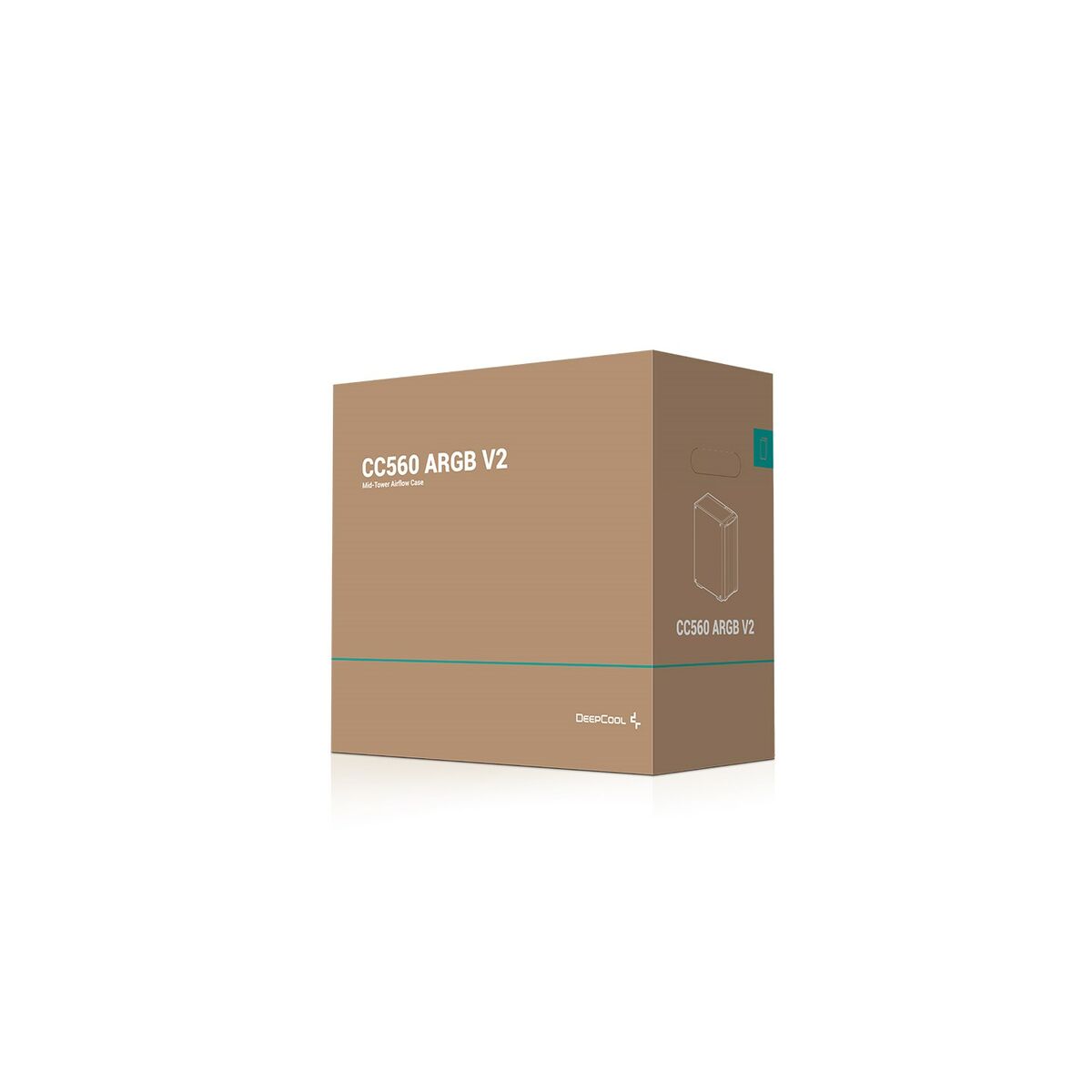ATX Semitorn DEEPCOOL R-CC560-BKTAA4-G-2 - 2