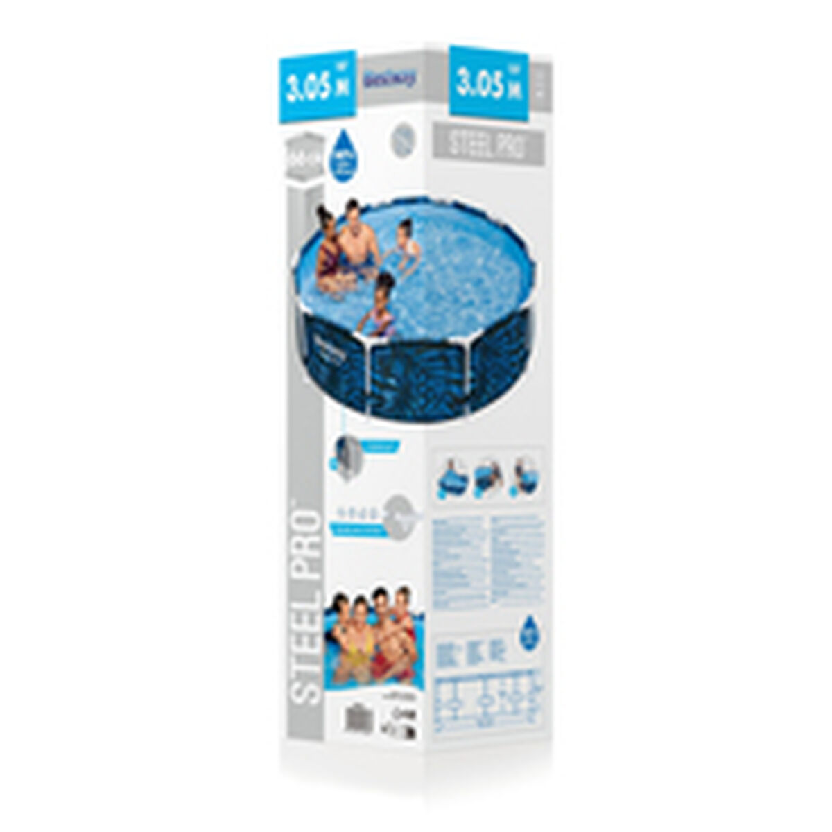 flyttbar pool Bestway 305 x 66 x 305 cm - 4