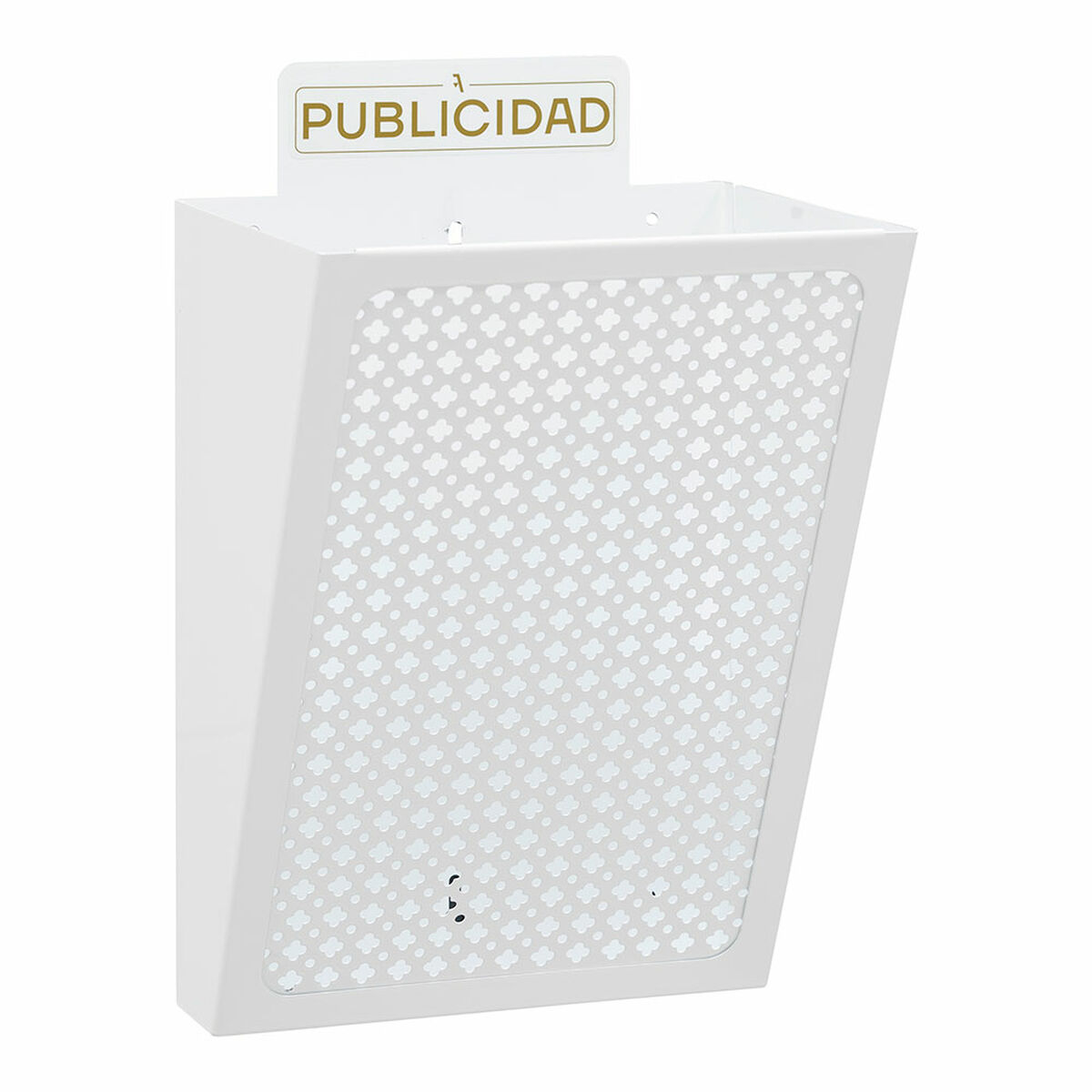 Brevlåda Arregui Vit Stål 22 x 19 x 35,5 cm 3 Delar