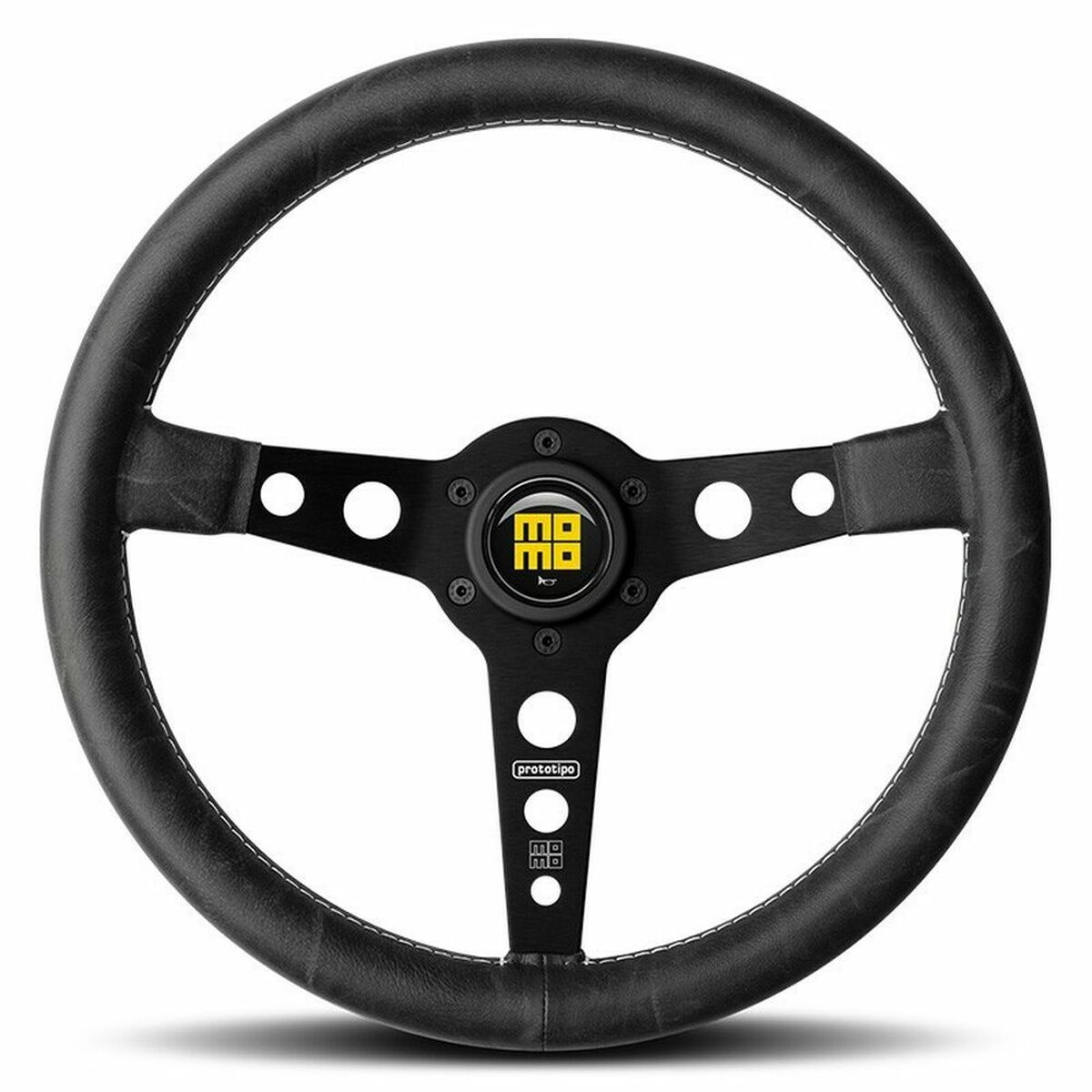 Racing-ratt MOMO PROTOTIPO HERITAGE Svart Ø 35 cm - 2