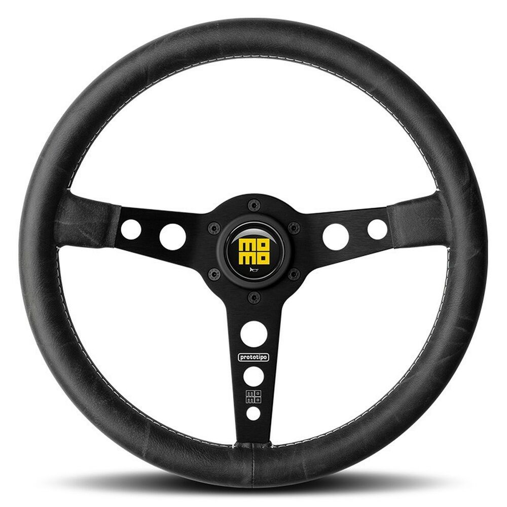 Racing-ratt MOMO PROTOTIPO HERITAGE Svart Ø 35 cm