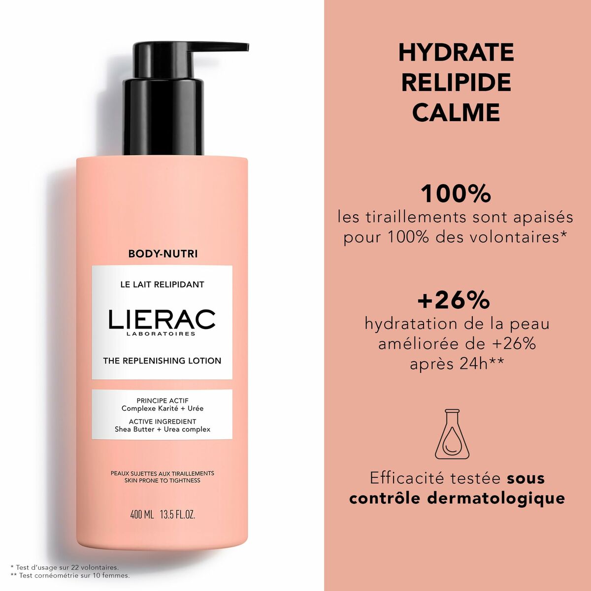 Återfuktande kroppsmjölk Lierac BODY-NUTRI - 2
