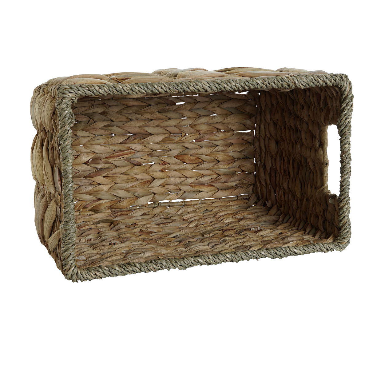 Korg - set Home ESPRIT Naturell Sjögräs Naturliga fibrer Boho 44,5 x 32,5 x 27,5 cm 3 Delar - 3