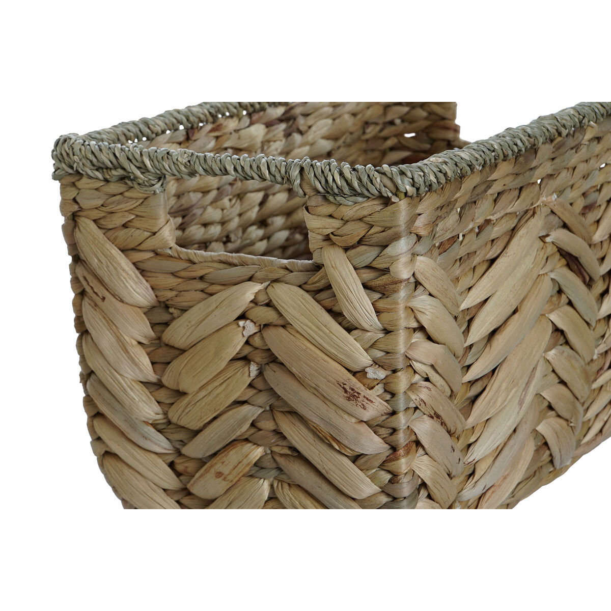 Korg - set Home ESPRIT Naturell Sjögräs Naturliga fibrer Boho 44,5 x 32,5 x 27,5 cm 3 Delar - 2