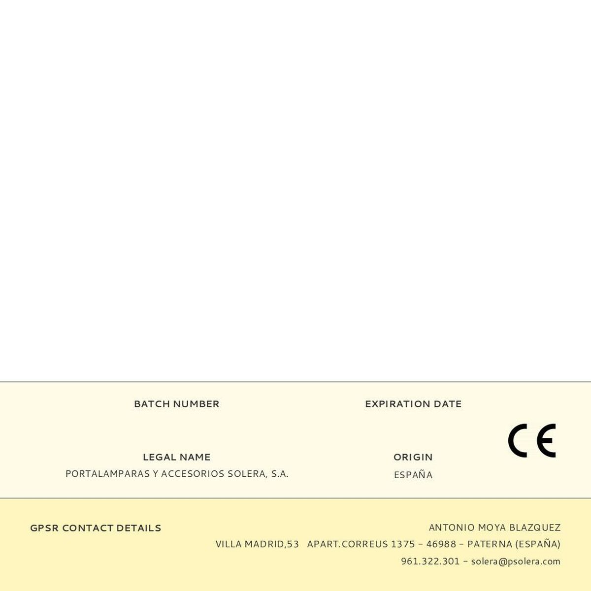 Stiftplugg Solera Termoplast 25 A - 3