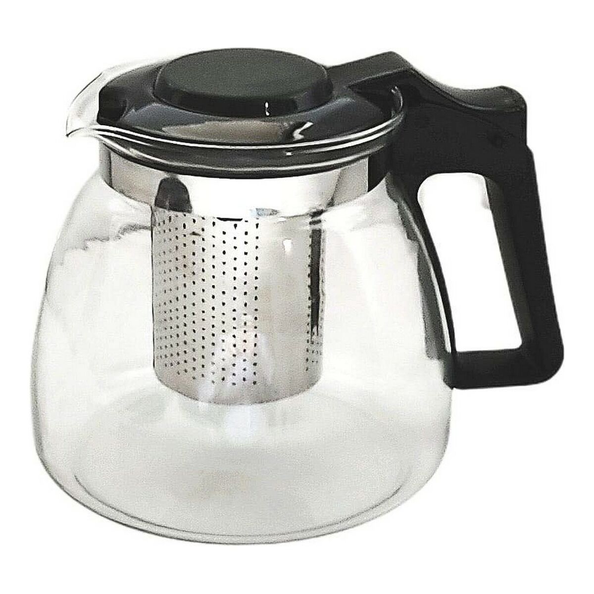 Tekanna Vivalto Svart Transparent Silvrig Silver Glas Rostfritt stål Plast 900 ml - 5