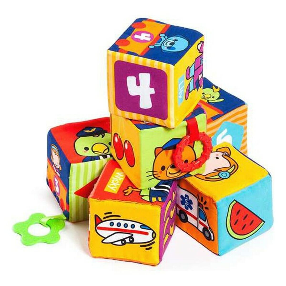 Mjuka klossar hjälper lärandet Moltó (6 pcs) - 10