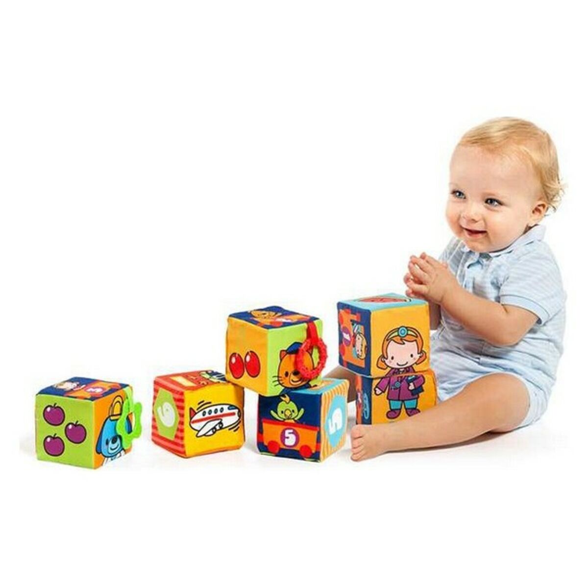 Mjuka klossar hjälper lärandet Moltó (6 pcs) - 3