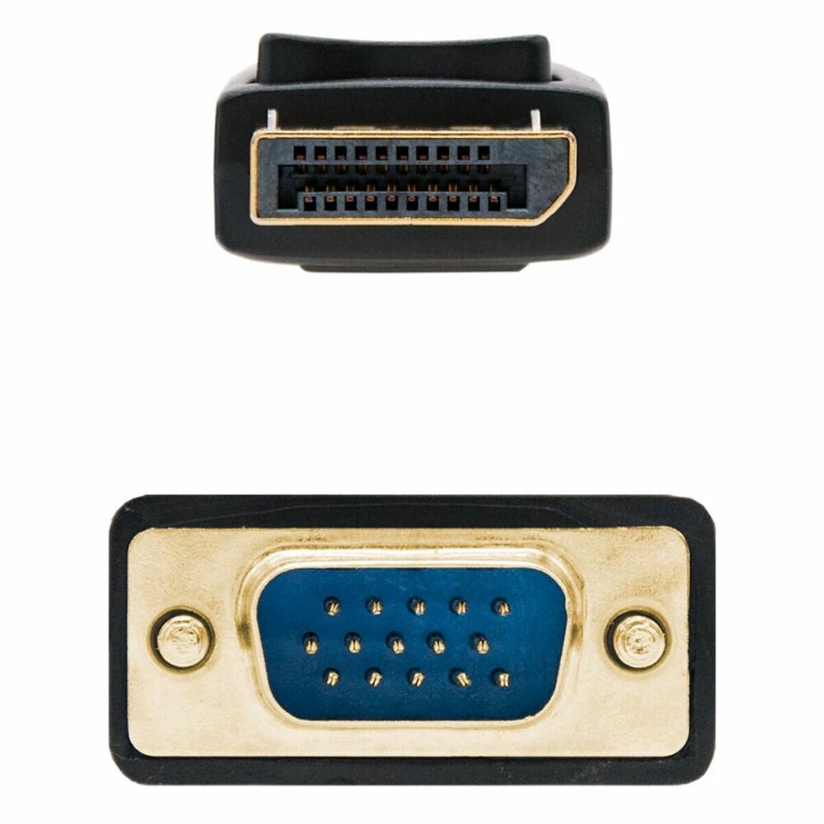 DisplayPort till VGA Adapter NANOCABLE 10.15.4402 (2 m) Svart - 2