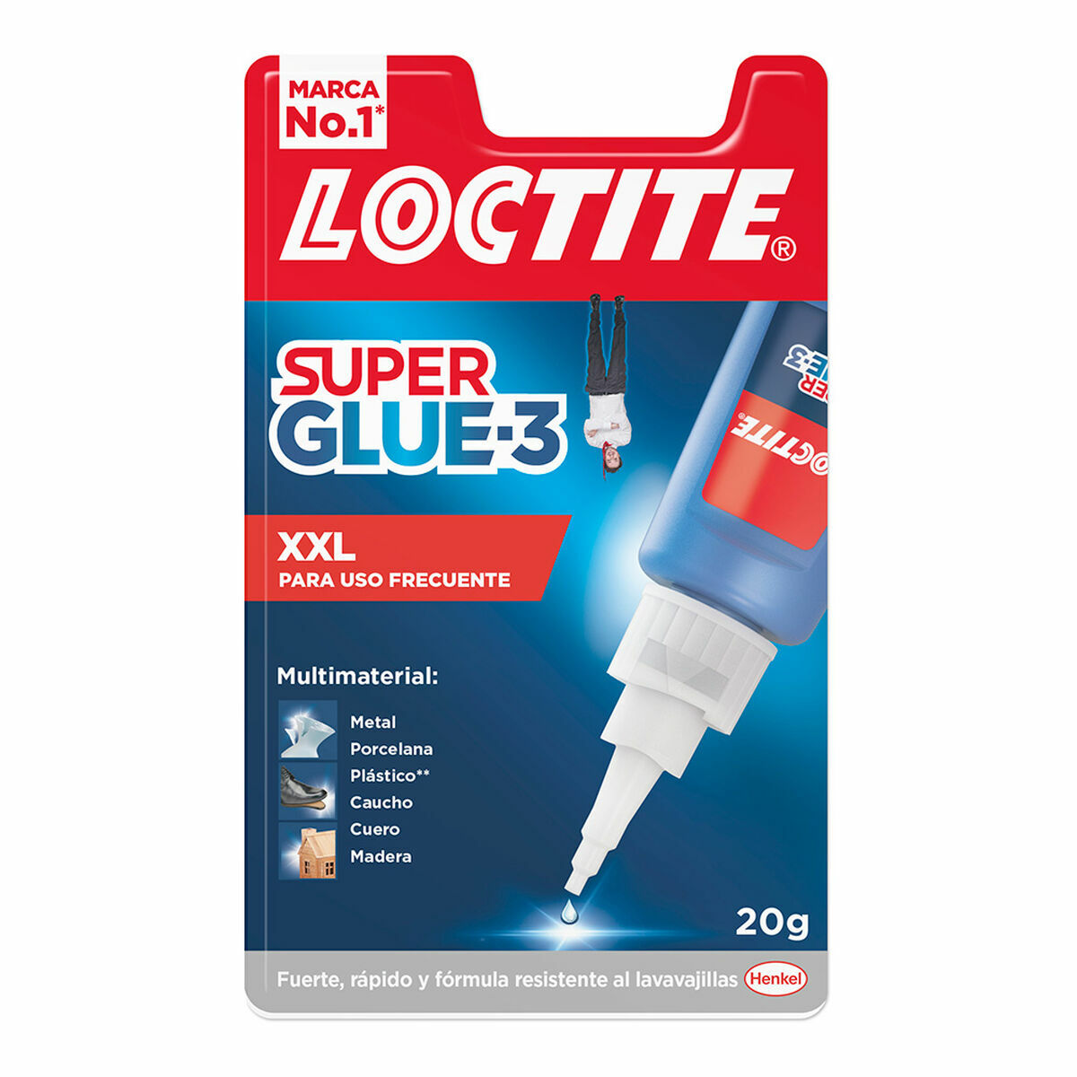 Omedelbar vidhäftning Loctite Super Glue 3 XXL 20 g