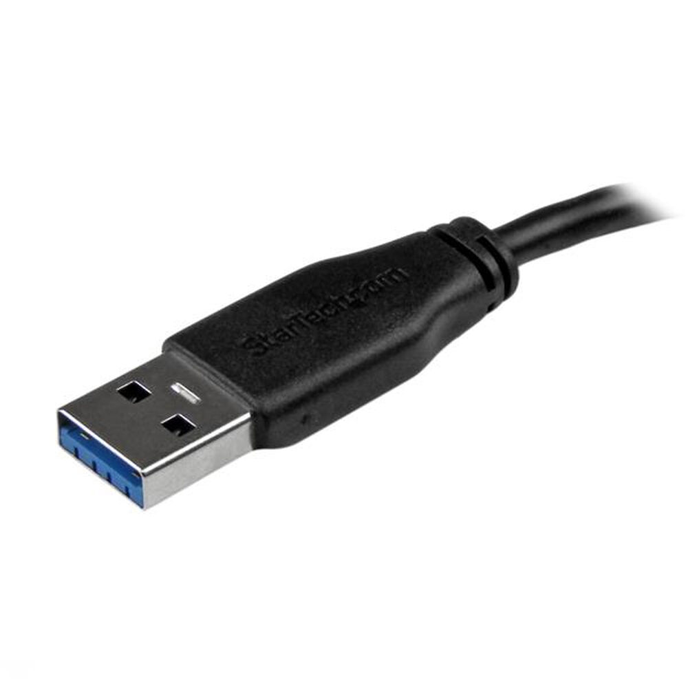 USB-kabel till mikro-USB Startech USB3AUB2MS Svart - 3