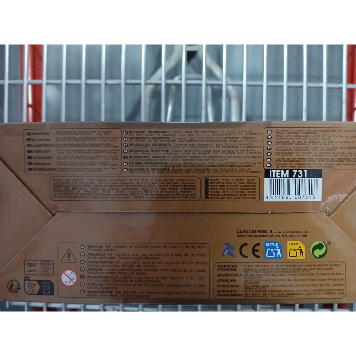 Musikalisk Leksak Reig REIG731 Plast - 4