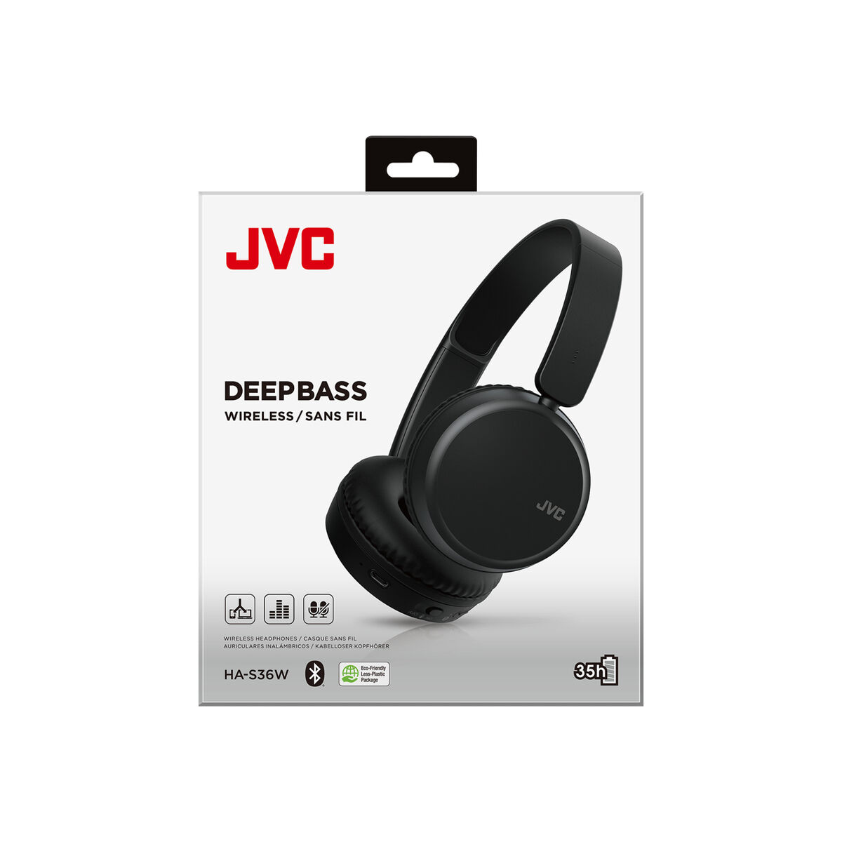 Hörlurar med Mikrofon JVC HA-S36W - 3