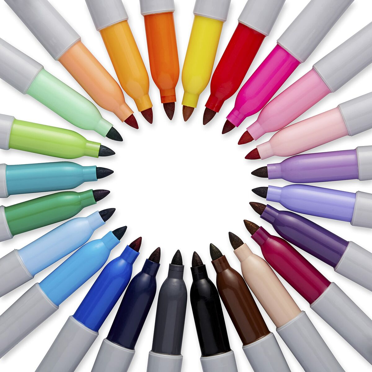 Tuschpennor Sharpie 24 Delar Permanent Multicolour 0,9 mm - 6