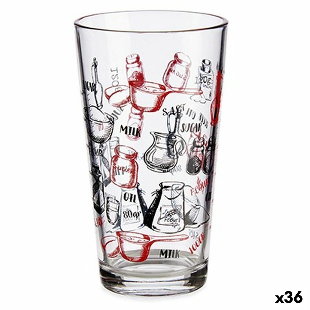 Mätbehållare Vivalto Recipe Glas 450 ml (36 antal) - 3