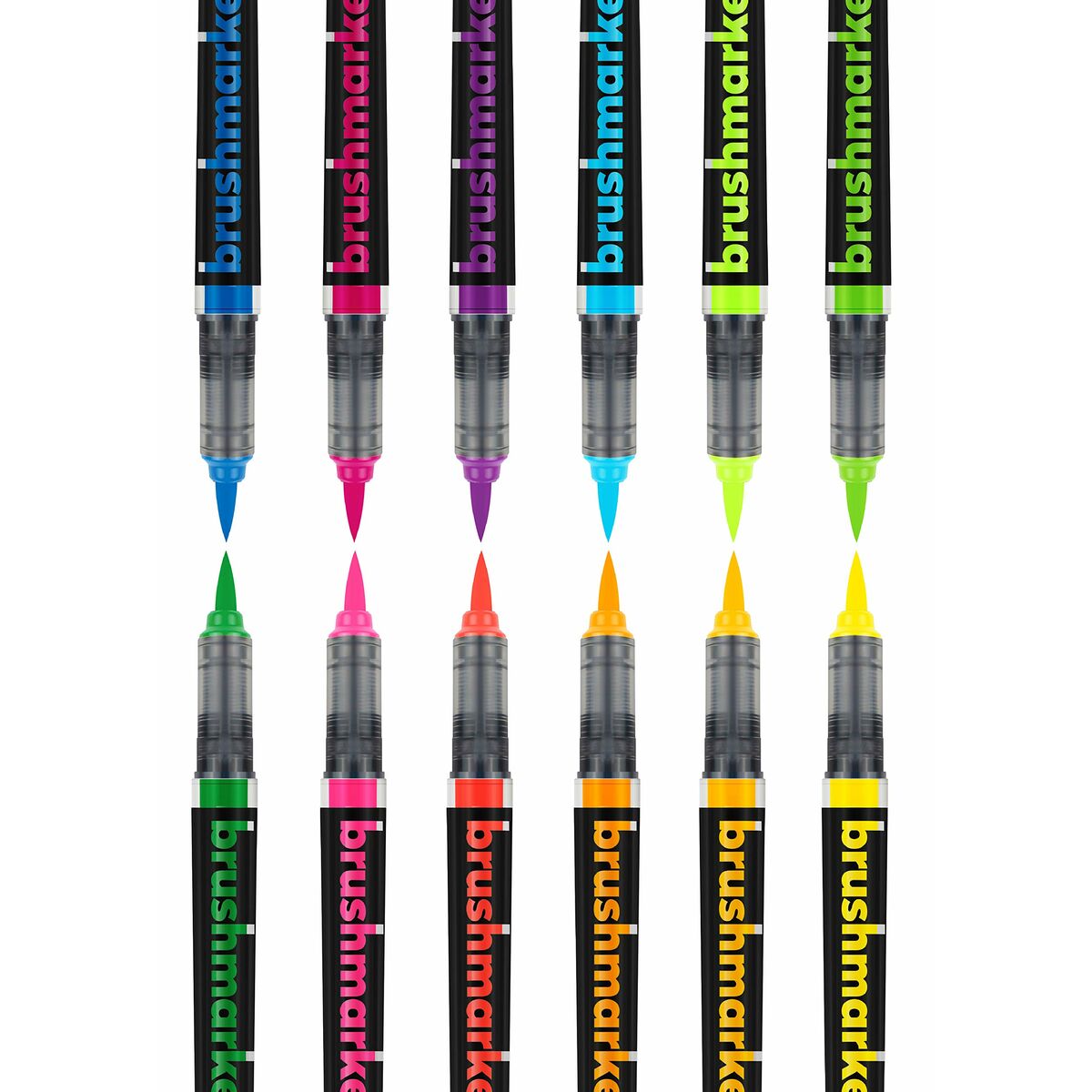Tuschpennor Karin Brushmarker Pro Neon 12 Delar - 2