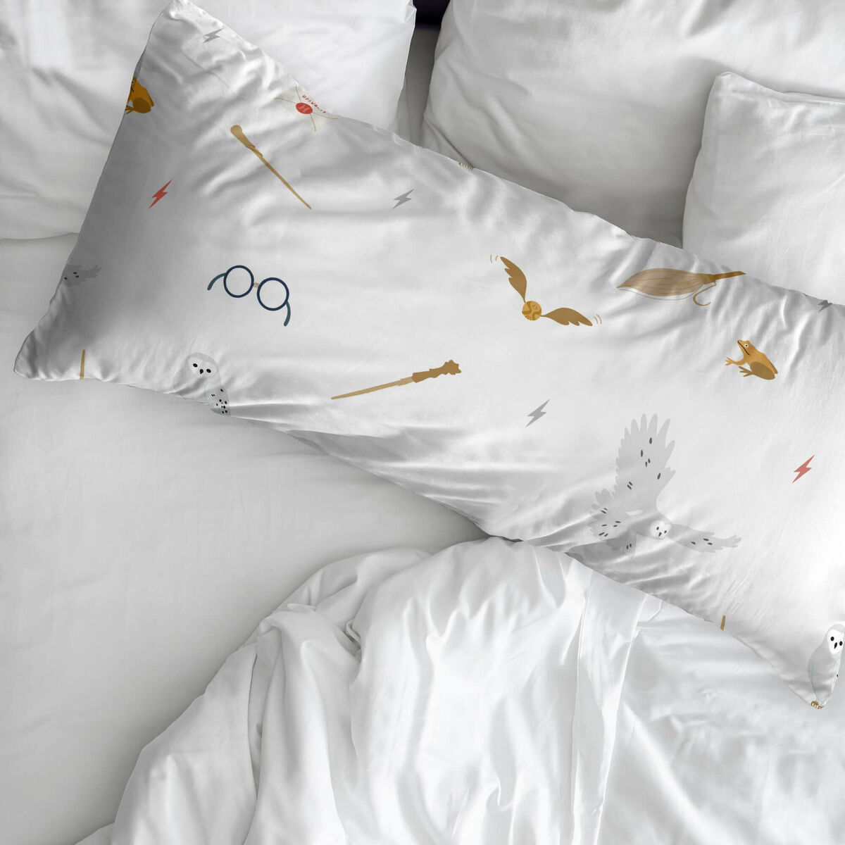Örngott Harry Potter Nordic Multicolour 175 Trådar 50x80cm 50 x 80 cm 100% bomull - 3