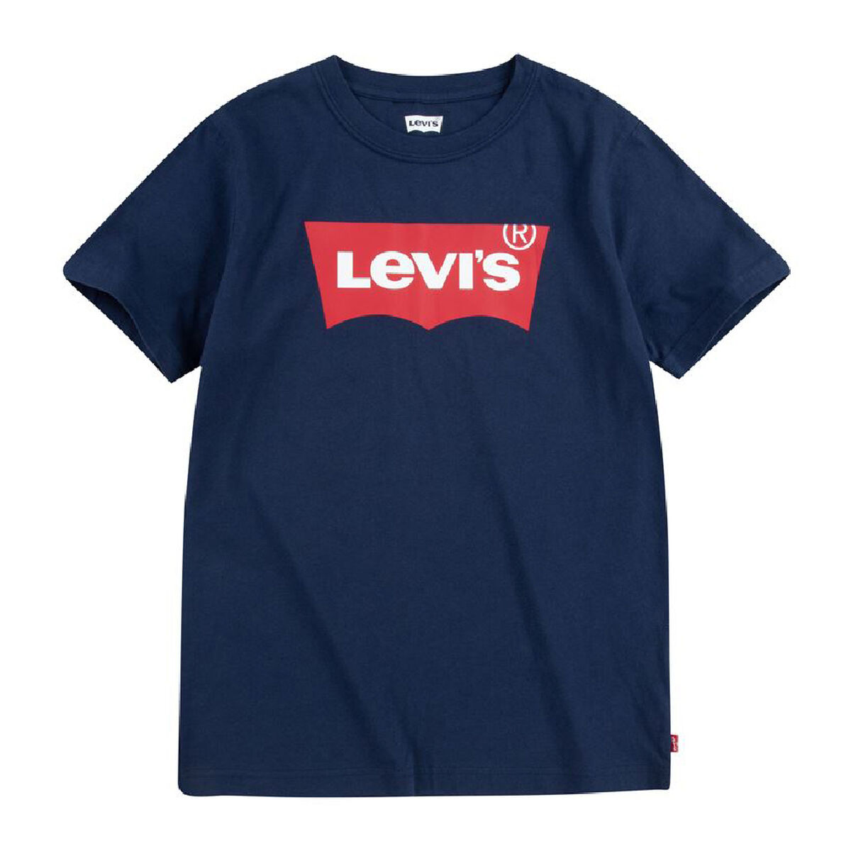 Barn T-shirt med kortärm Levi's Batwing Mörkblå Unisex