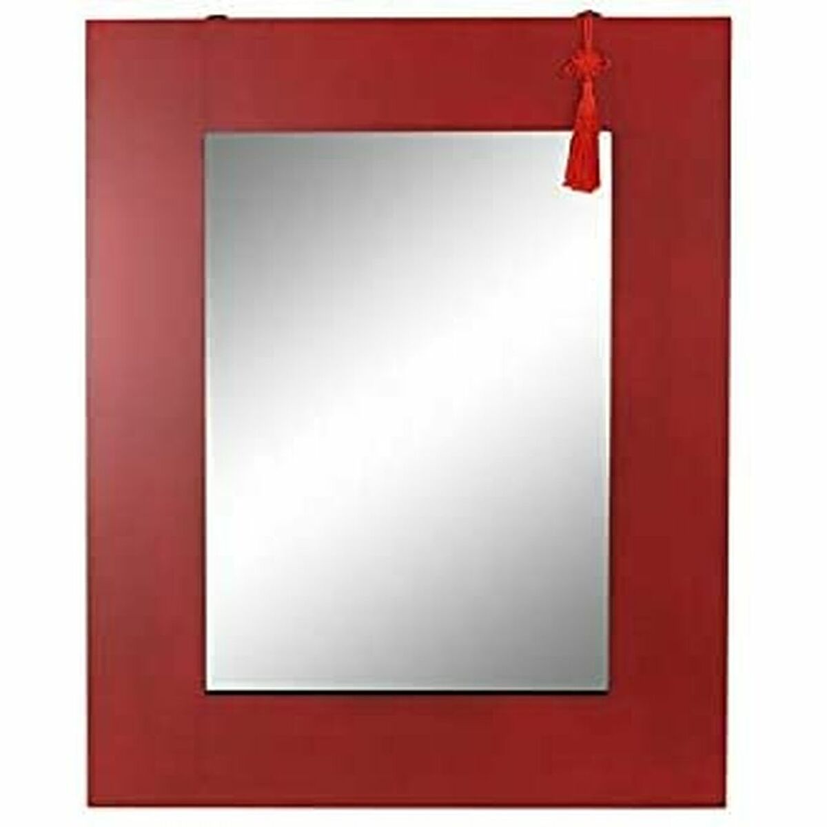 Väggspegel DKD Home Decor Svart Röd Orientalisk 70 x 2 x 90 cm - 6