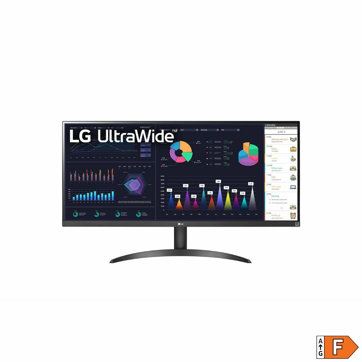 Monitor LG 34WQ500-B 34" UltraWide Full HD - 2