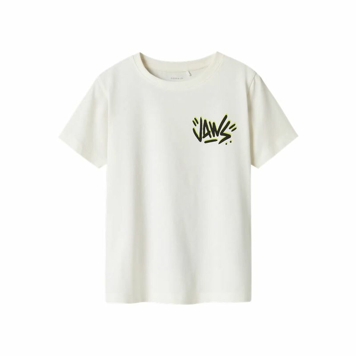 Barn T-shirt med kortärm Name It Nkmmakai Jaws Nreg Box Sky