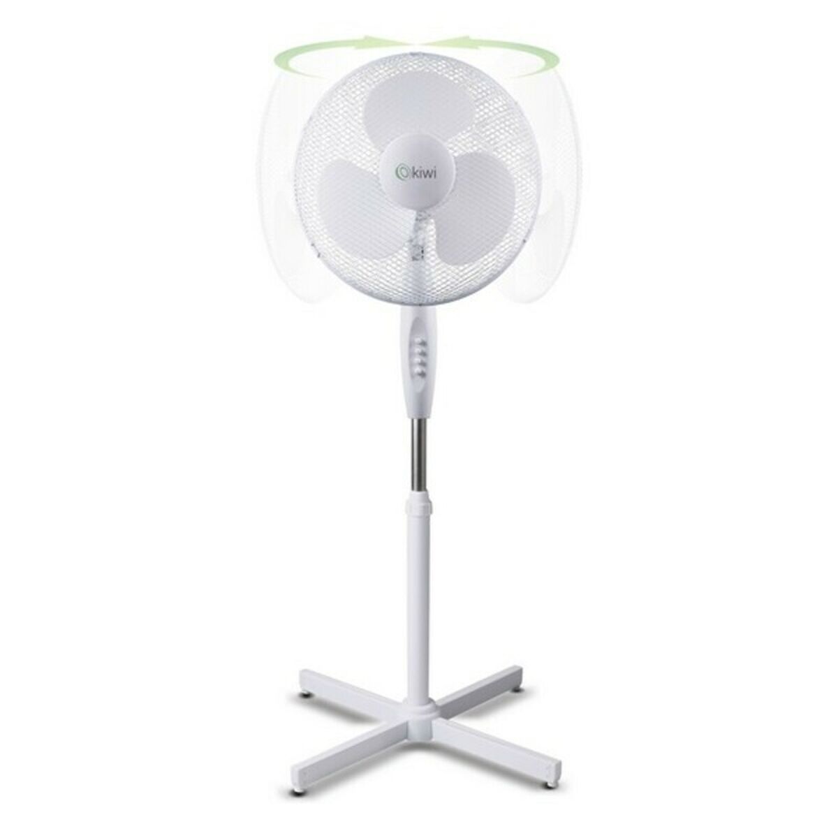 Stående Fläkt Kiwi Vit 45 W (Ø 40 cm) - 6