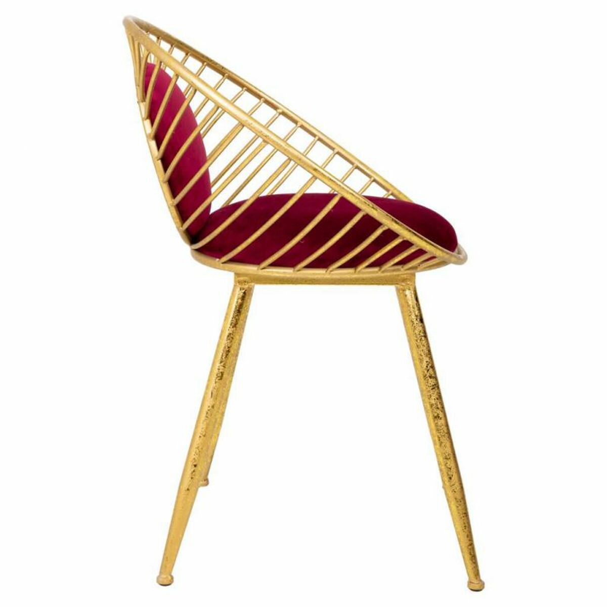 Sittpall Alexandra House Living Röd Gyllene 46 x 70 x 55 cm - 5