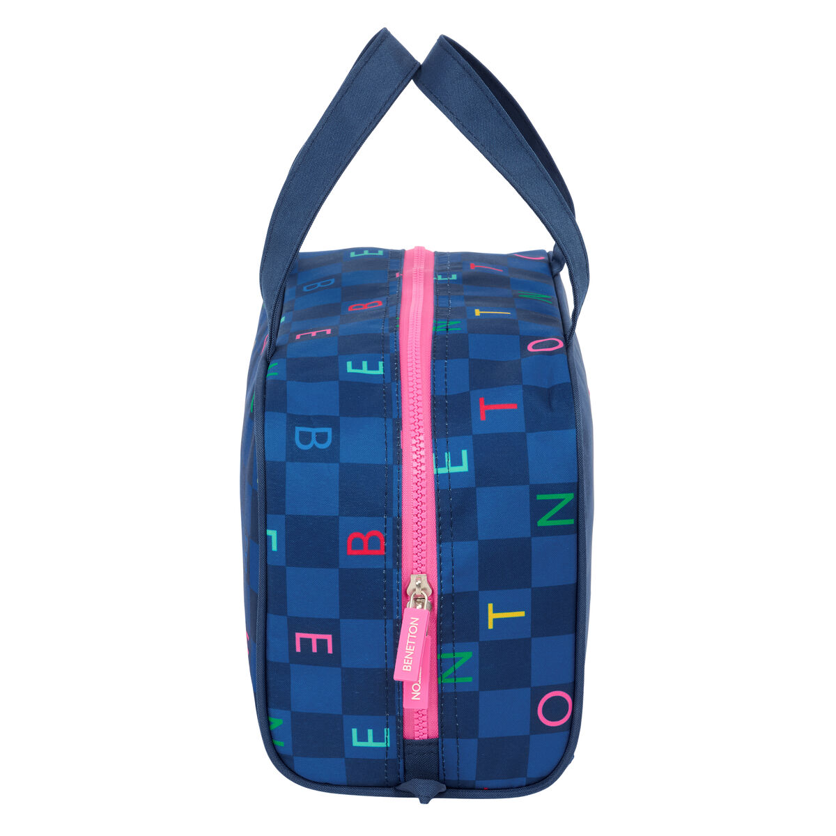 Resenecessär Benetton Damero Marinblå 31 x 14 x 19 cm - 2