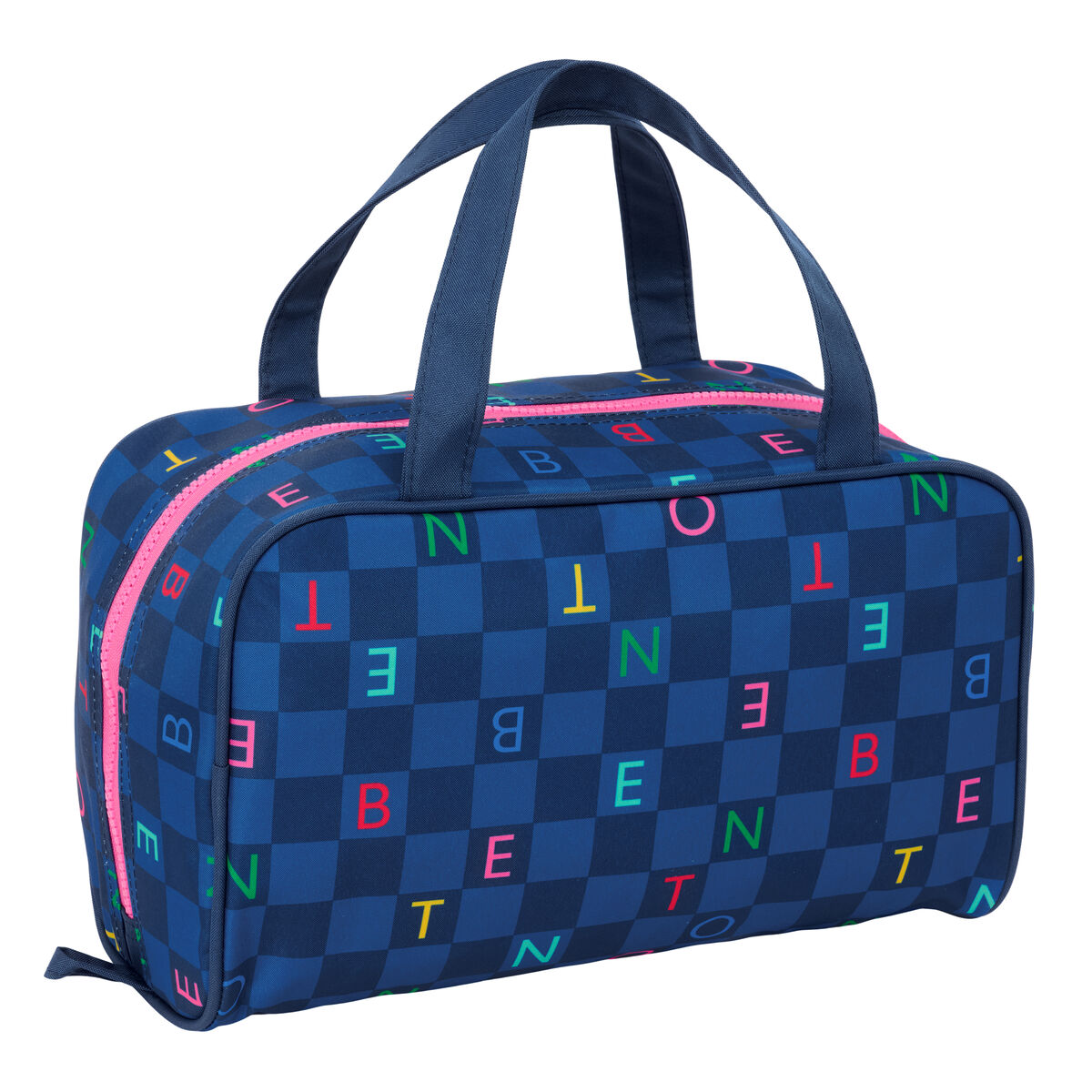 Resenecessär Benetton Damero Marinblå 31 x 14 x 19 cm - 3