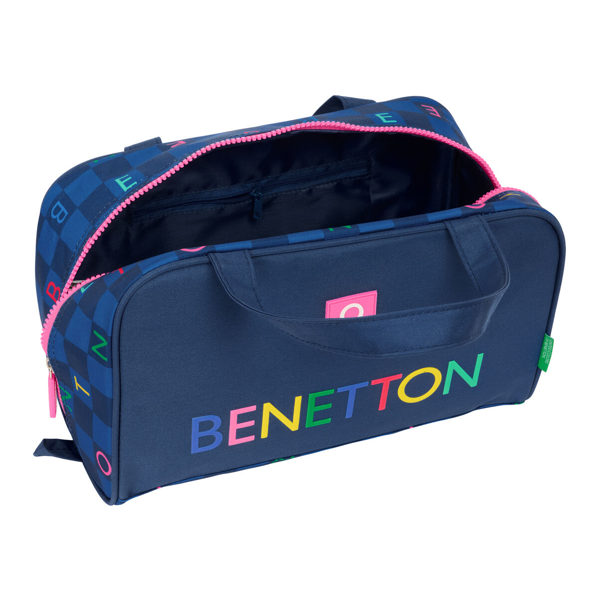 Resenecessär Benetton Damero Marinblå 31 x 14 x 19 cm - 4
