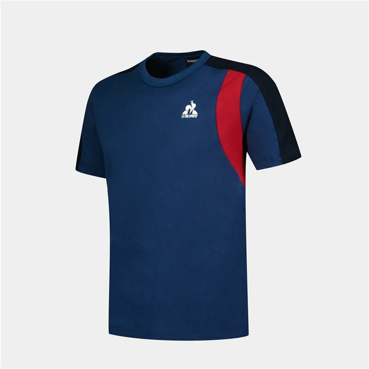 Barn T-shirt med kortärm Le coq sportif Ess N°1 Enfant Svart Marinblå - 2