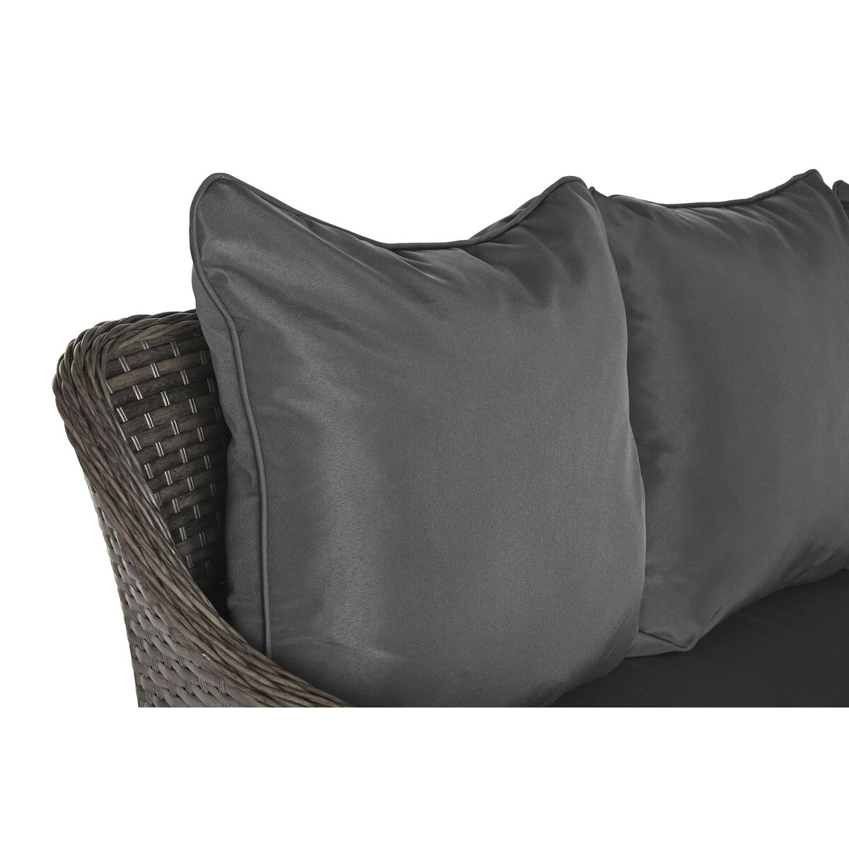 Trädgårdsmöbler DKD Home Decor Grå Mörkbrun 81 cm 175 x 73 x 81 cm (4 Delar) - 7