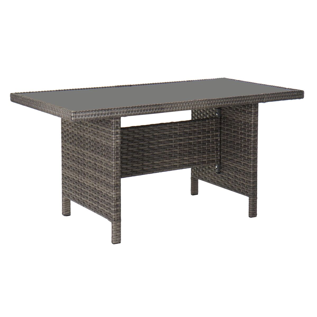 Trädgårdsmöbler DKD Home Decor Grå Mörkbrun 81 cm 175 x 73 x 81 cm (4 Delar) - 8