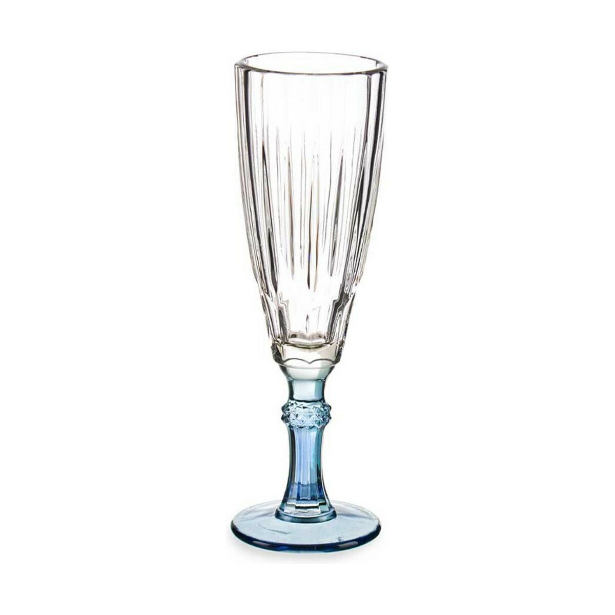 Champagneglas Vivalto Exotic Blå Glas 170 ml - 4