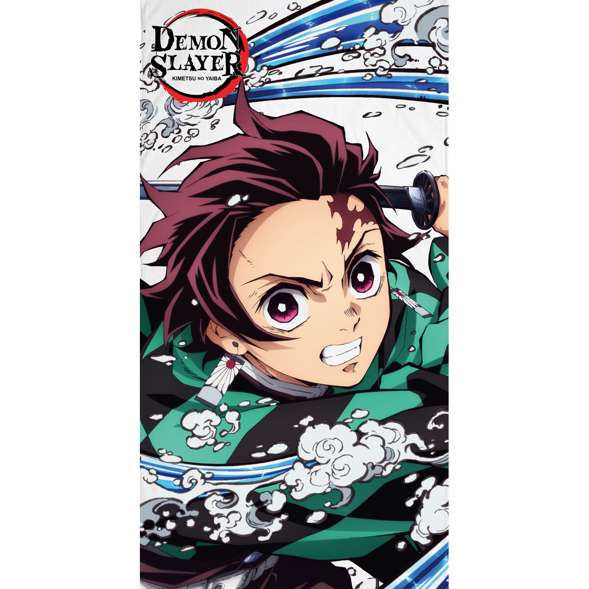 T-shirt med kortärm Demon Slayer Whirlpool Vit Unisex - 2