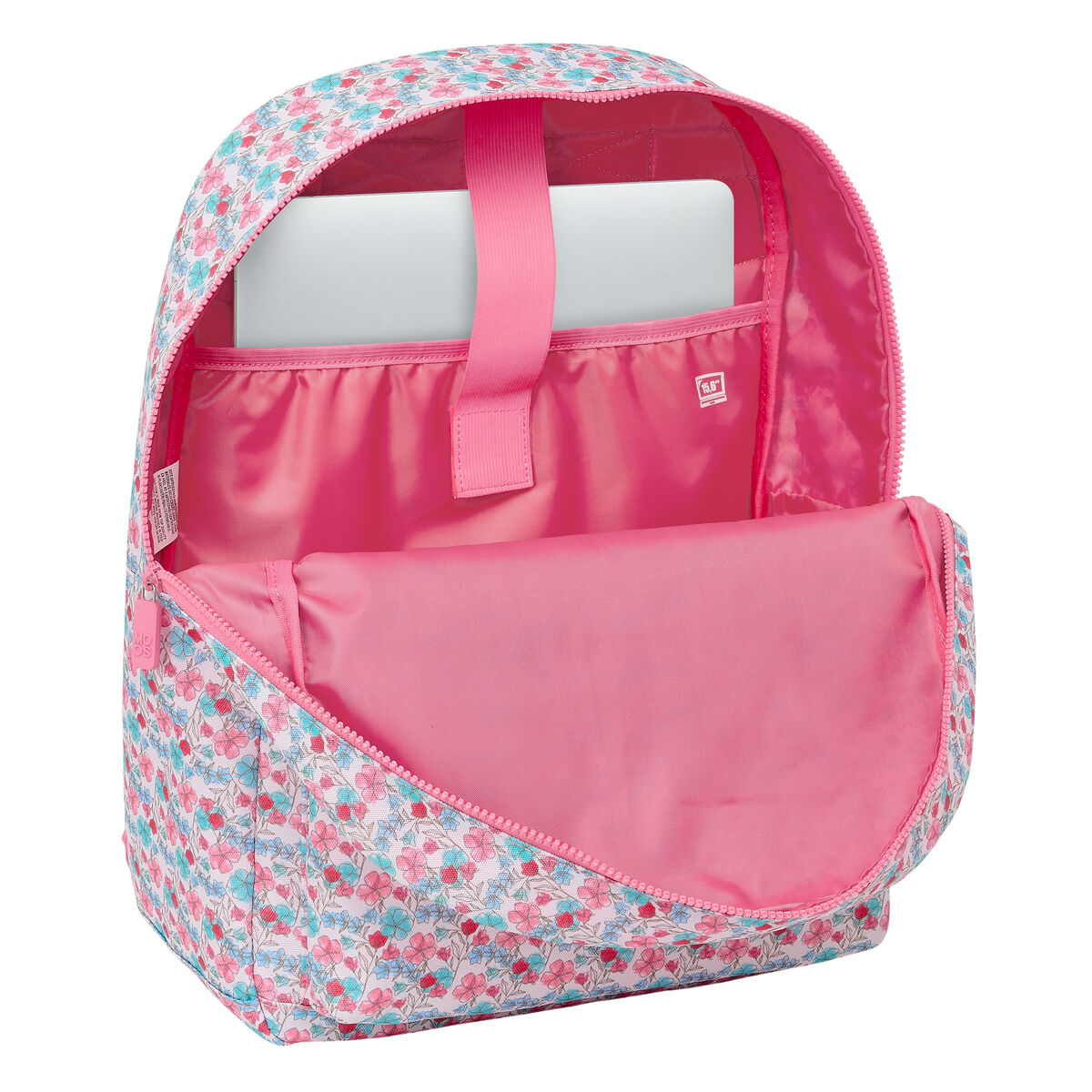 Laptopryggsäck Moos Flores Multicolour 32 x 43 x 14 cm - 2