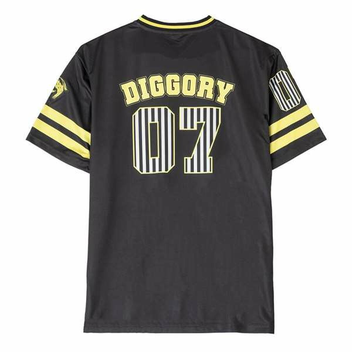 T-shirt med kortärm Herr Harry Potter Hufflepuff  Svart - 2