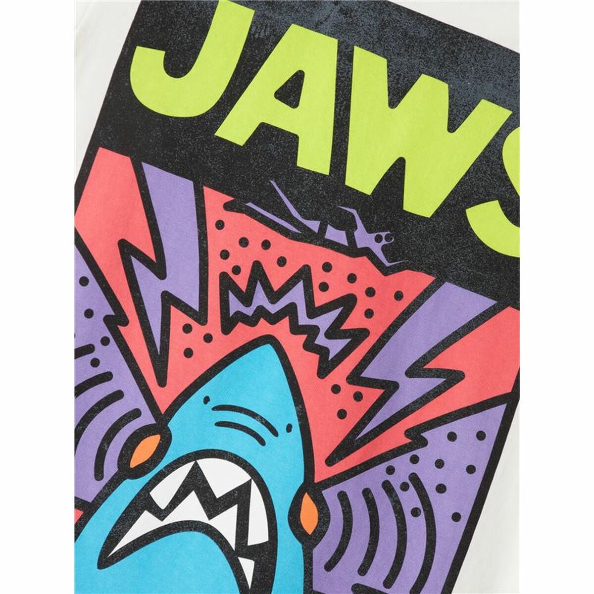 Barn T-shirt med kortärm Name It Nkmmakai Jaws Nreg Box Sky - 3