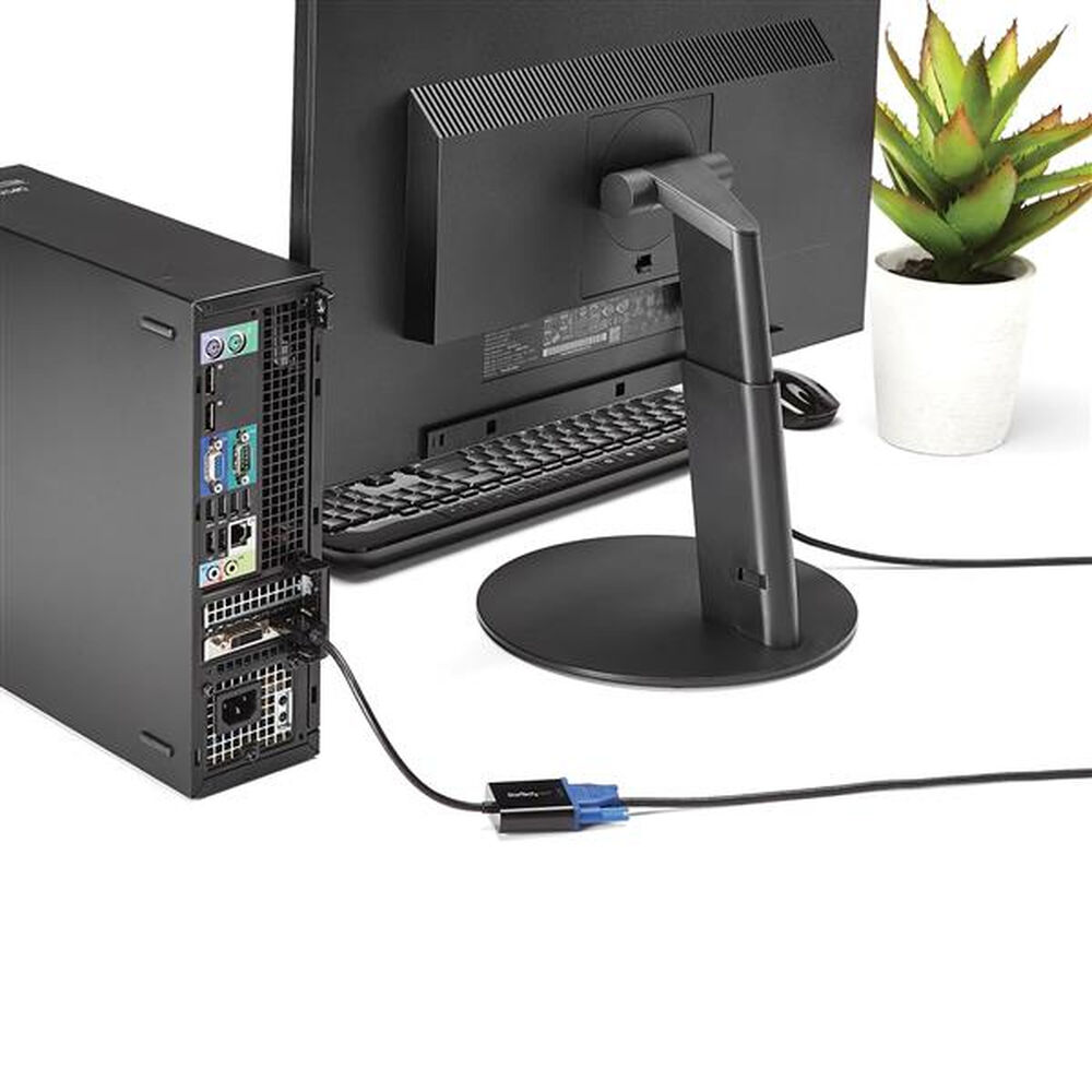 DisplayPort till VGA Adapter Startech DP2VGA3 Svart - 2