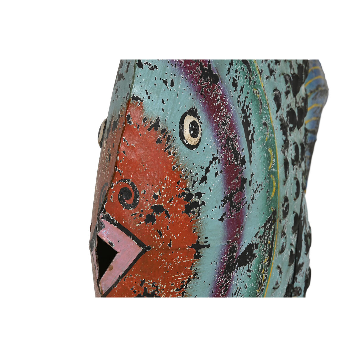 Prydnadsfigur Home ESPRIT Multicolour Fisk 108 X 16 X 80 cm - 2