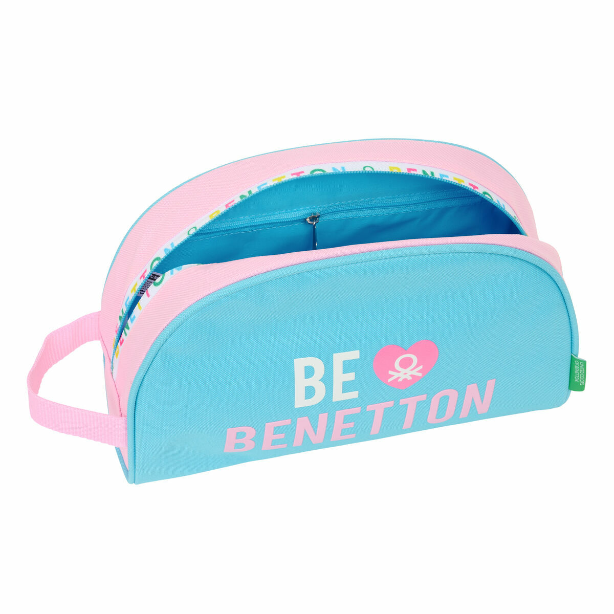 Resenecessär Benetton Unique Rosa Turkos 28 x 18 x 10 cm - 2
