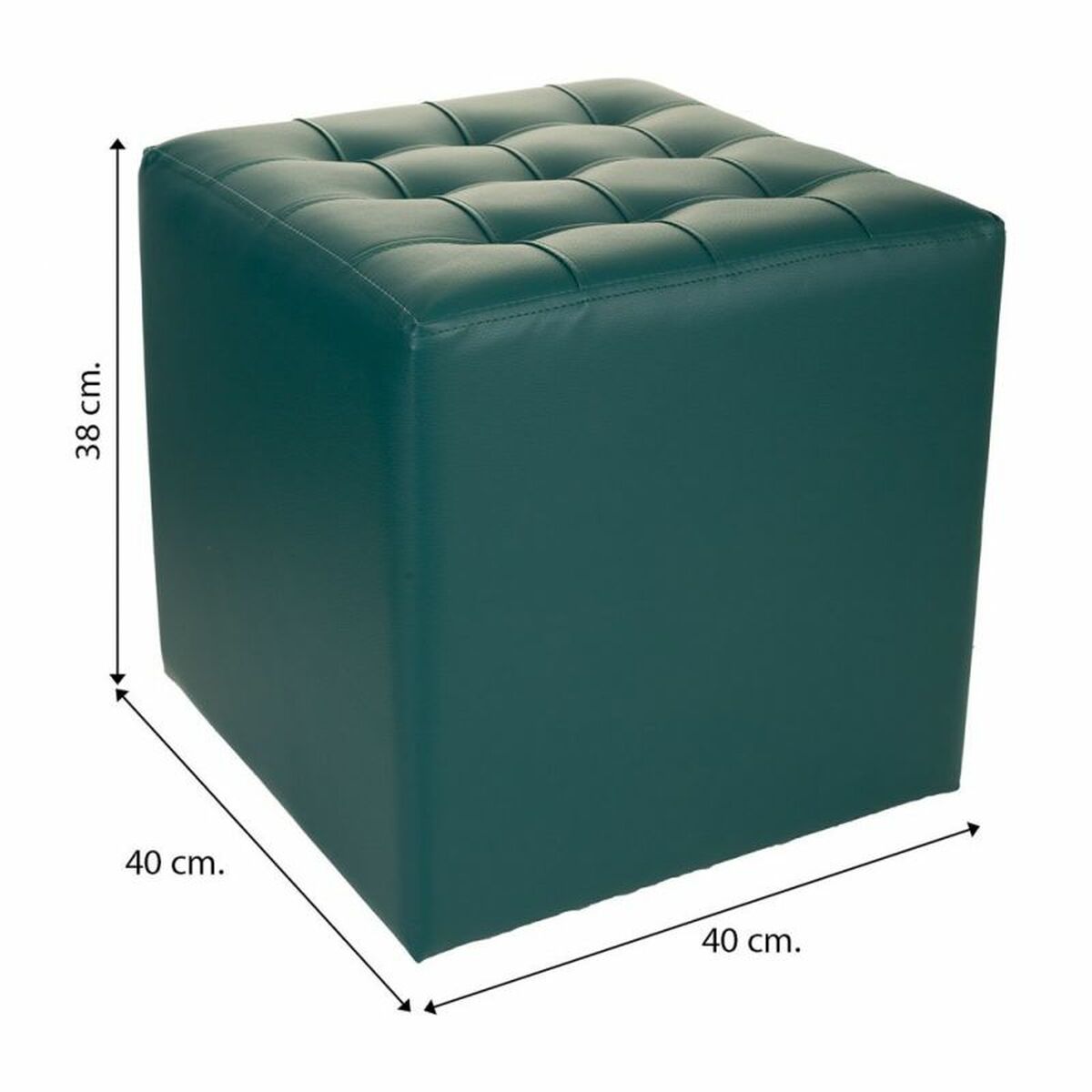 Sittpall Alexandra House Living PVC Trä MDF 40 x 38 x 40 cm - 6