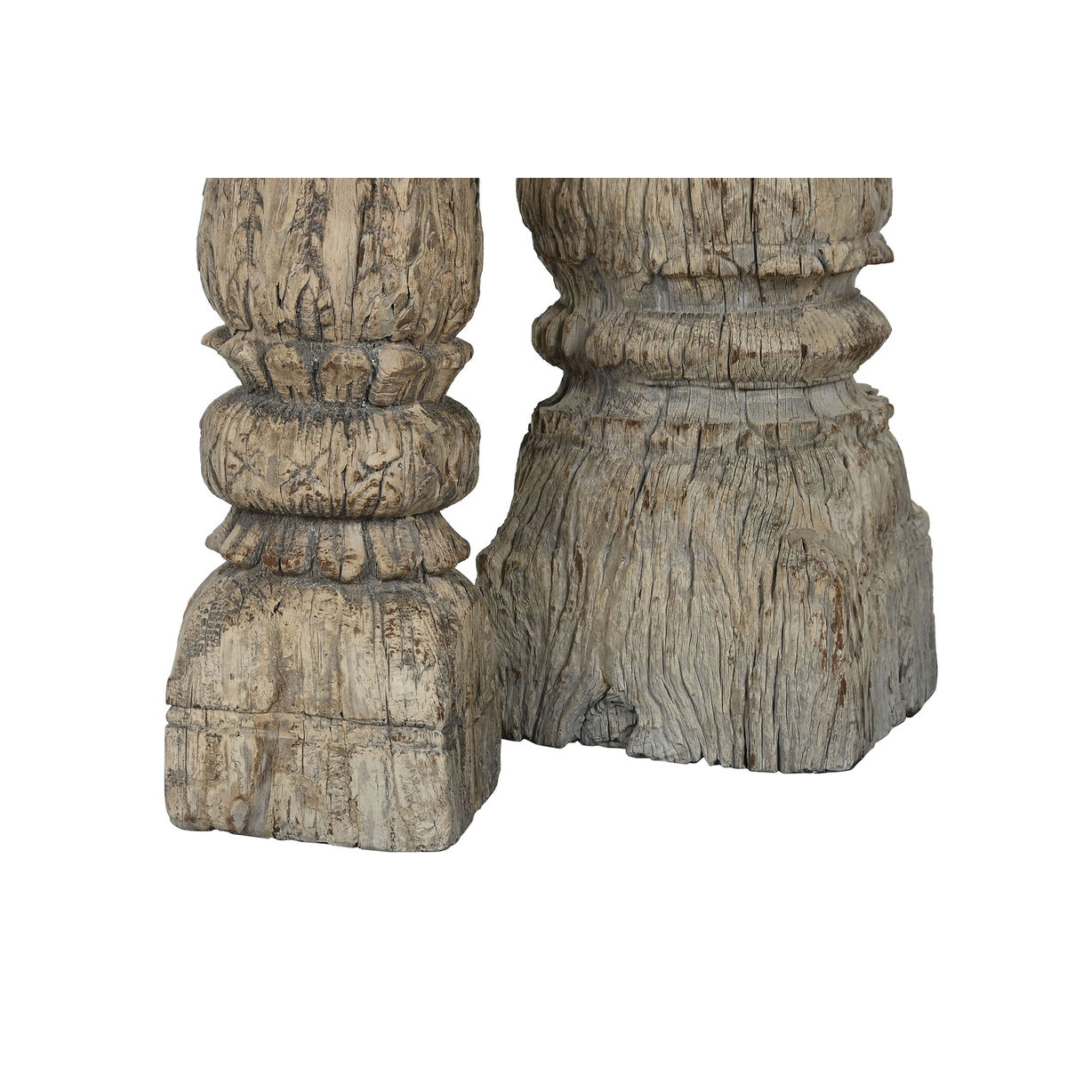 Prydnadsfigur Home ESPRIT Naturell 23 X 23 X 149 cm - 2