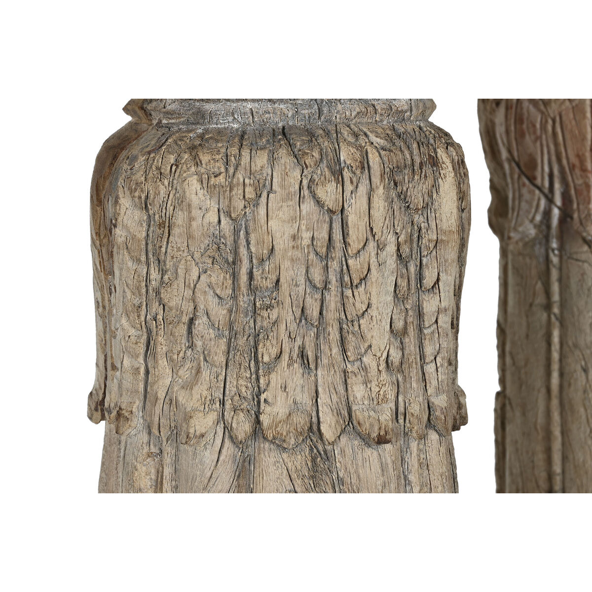 Prydnadsfigur Home ESPRIT Naturell 23 X 23 X 149 cm - 5