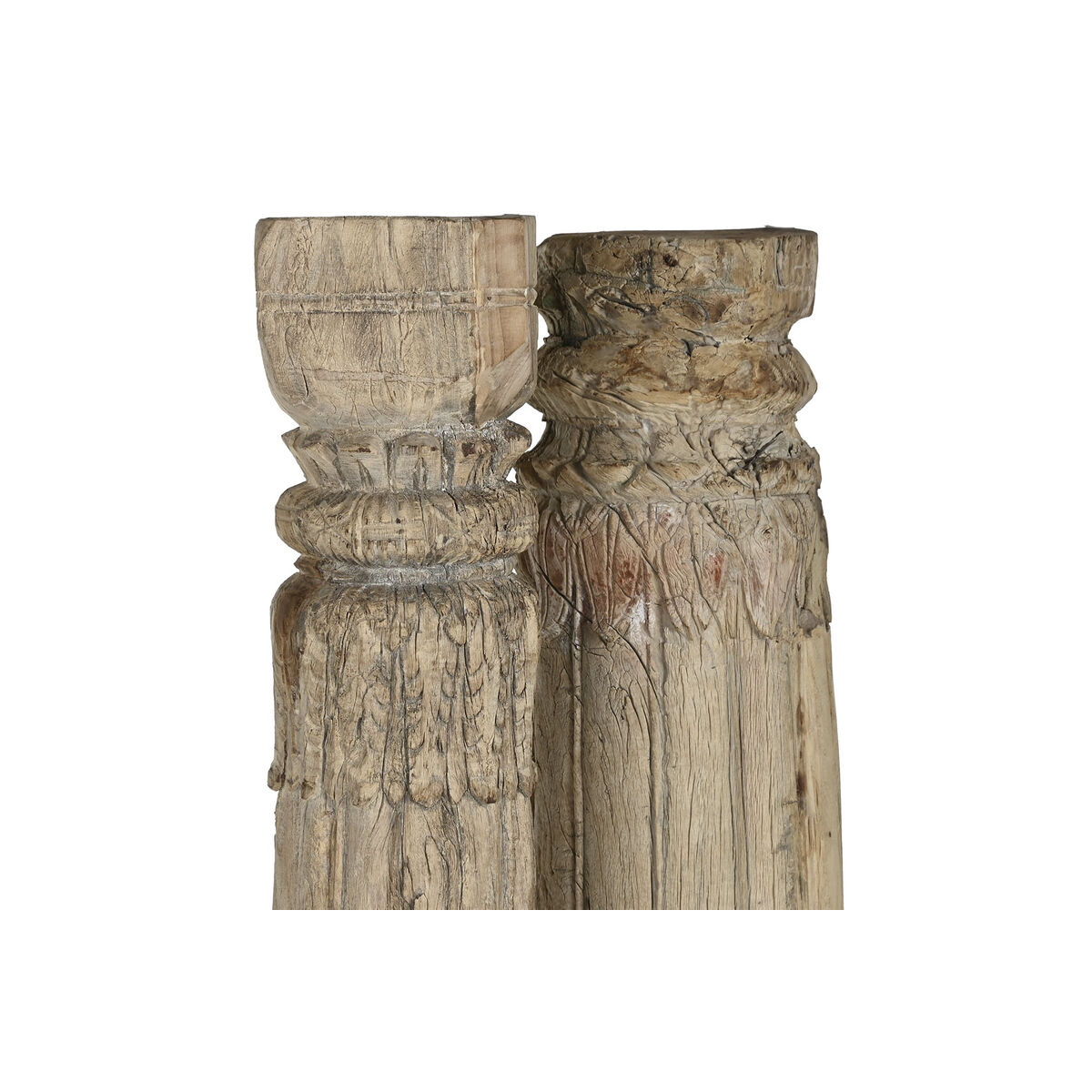 Prydnadsfigur Home ESPRIT Naturell 23 X 23 X 149 cm - 3