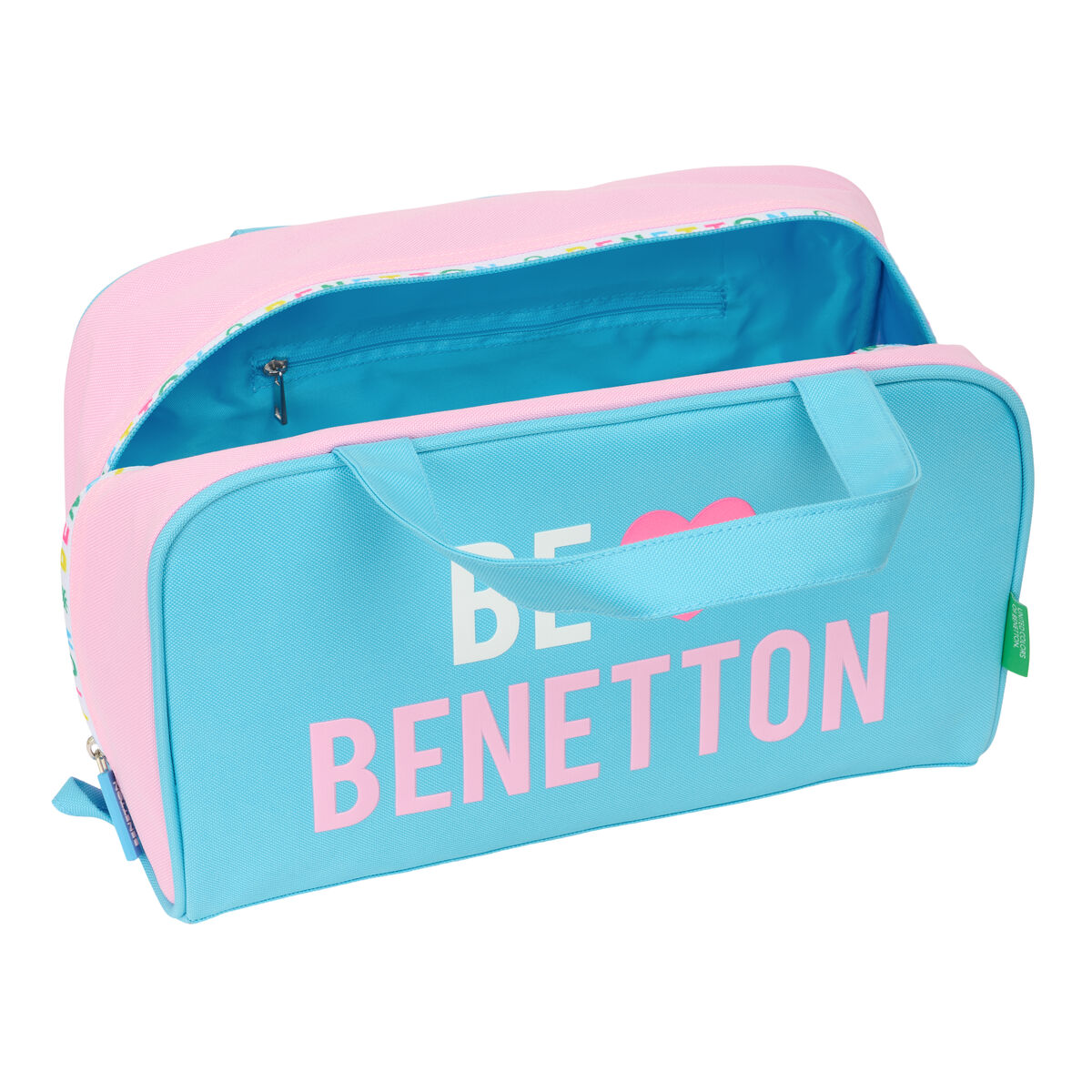 Resenecessär Benetton Unique Rosa Turkos 31 x 14 x 19 cm - 2