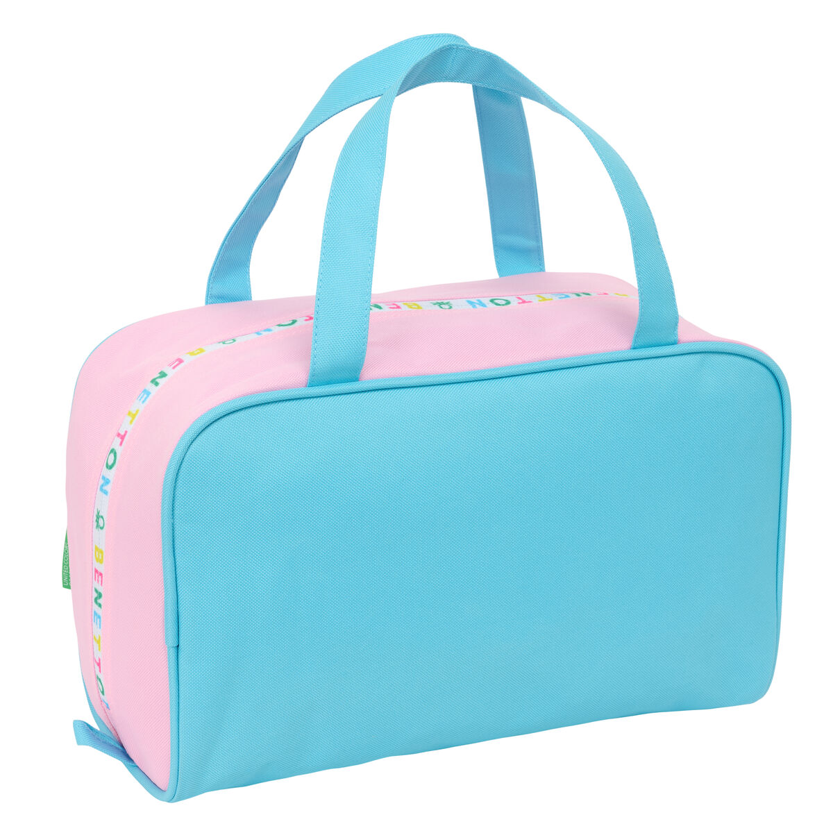 Resenecessär Benetton Unique Rosa Turkos 31 x 14 x 19 cm - 4