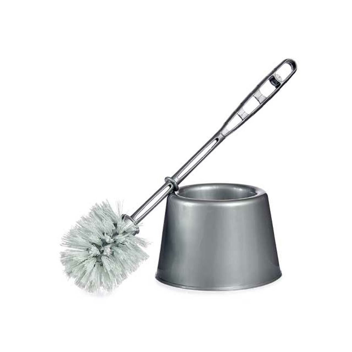 Toalettborste Silvrig Plast 13 x 36,5 x 13 cm (24 antal) - 3
